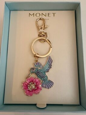 Monet Hummingbird Bag Charm/ Keychain